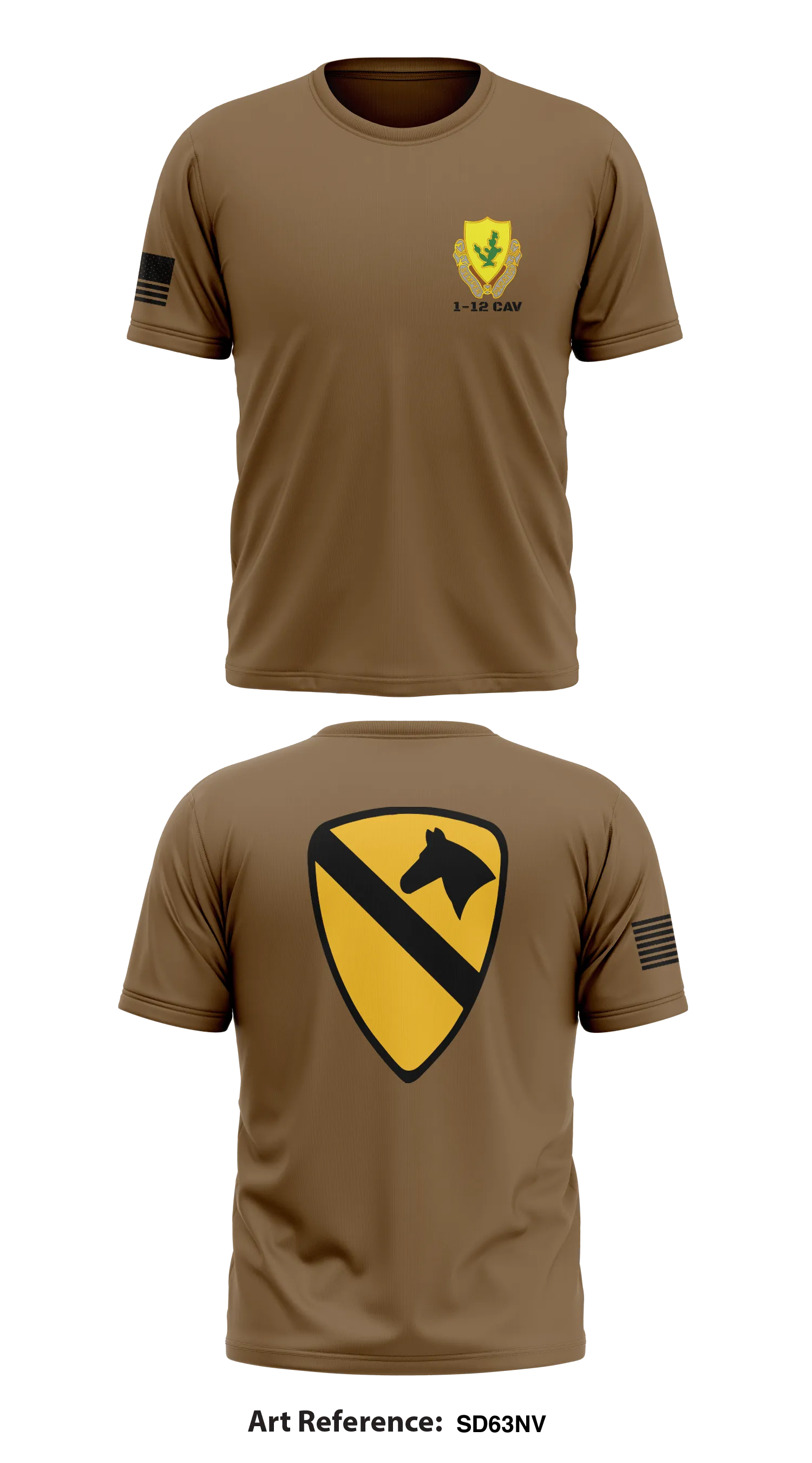 1-12 Cav Store 1 Core Men's SS Performance Tee - Sd63Nv