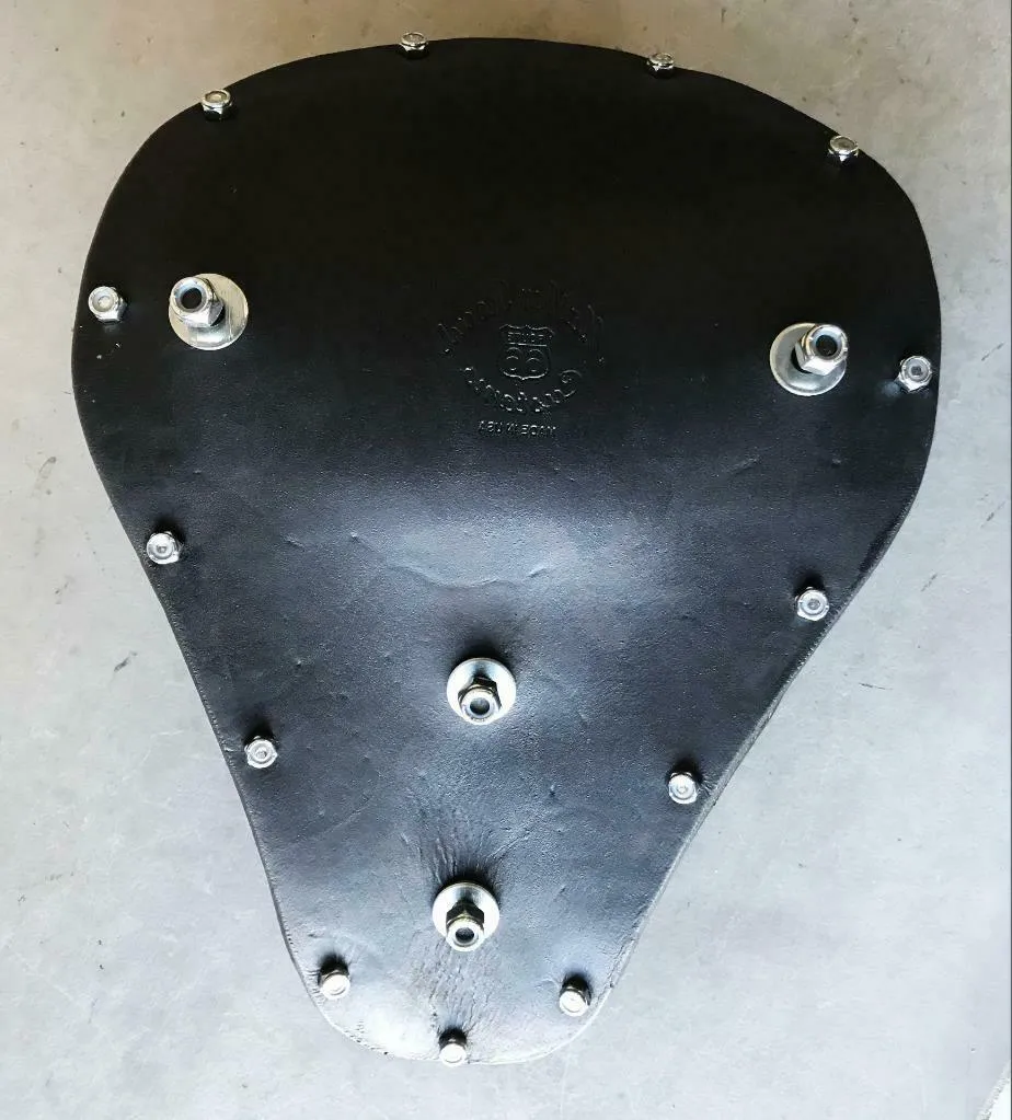 2010-2022 Harley Sportster Spring Seat 10x14 Easy Rider Steel Powder Coat Black