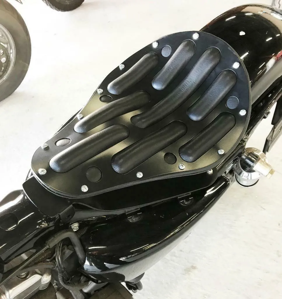 2010-2022 Harley Sportster Spring Seat 10x14 Easy Rider Steel Powder Coat Black