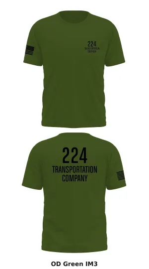 224 Transportation Co Store 1 Core Men's SS Performance Tee - IM3