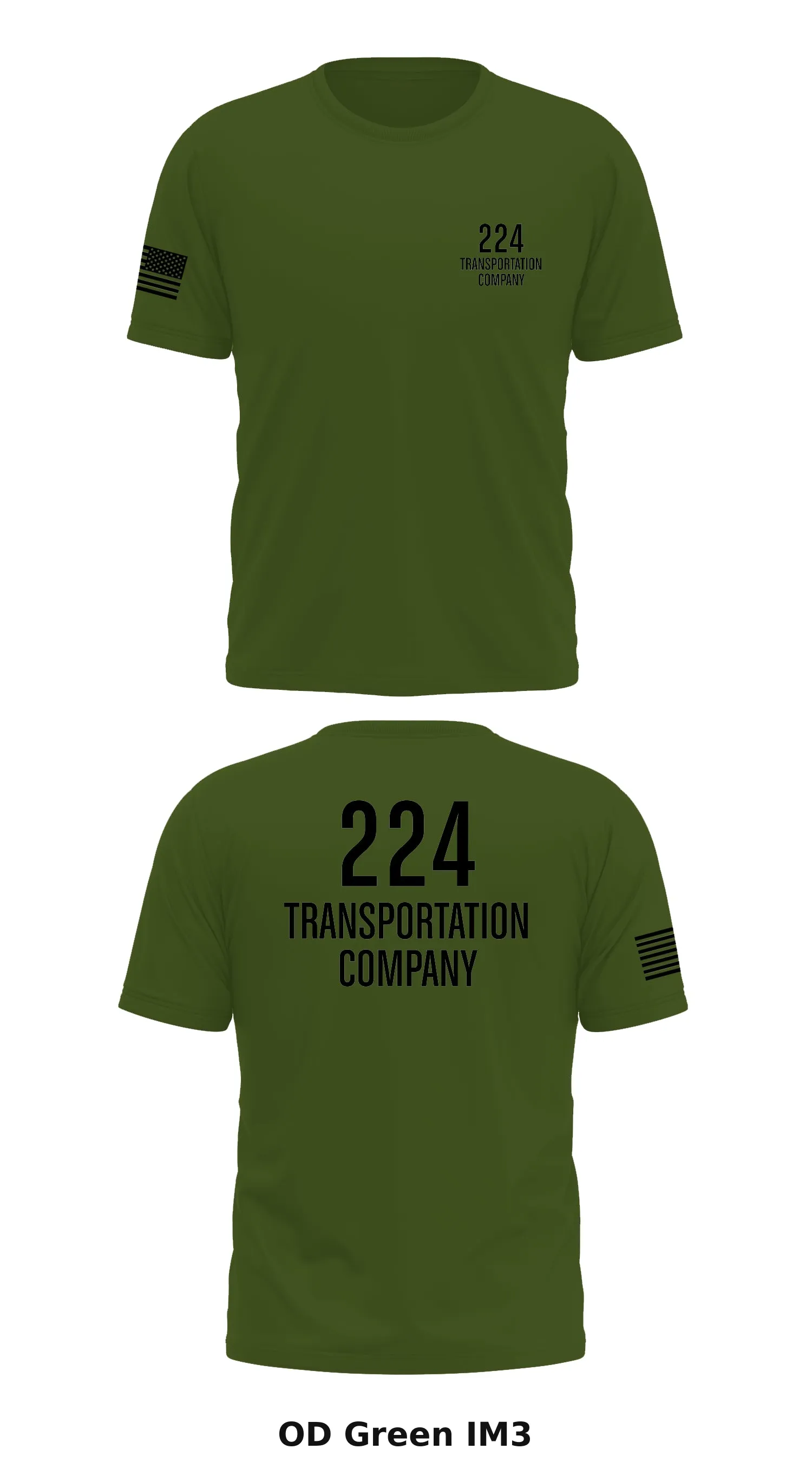 224 Transportation Co Store 1 Core Men's SS Performance Tee - IM3