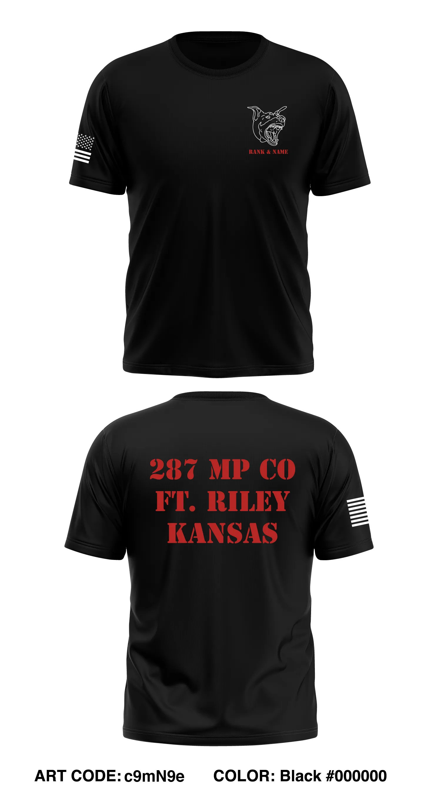 287th Mp Co, 97th Mp BN, 89th Mp BDE Core Men's SS Performance Tee - c9mN9e