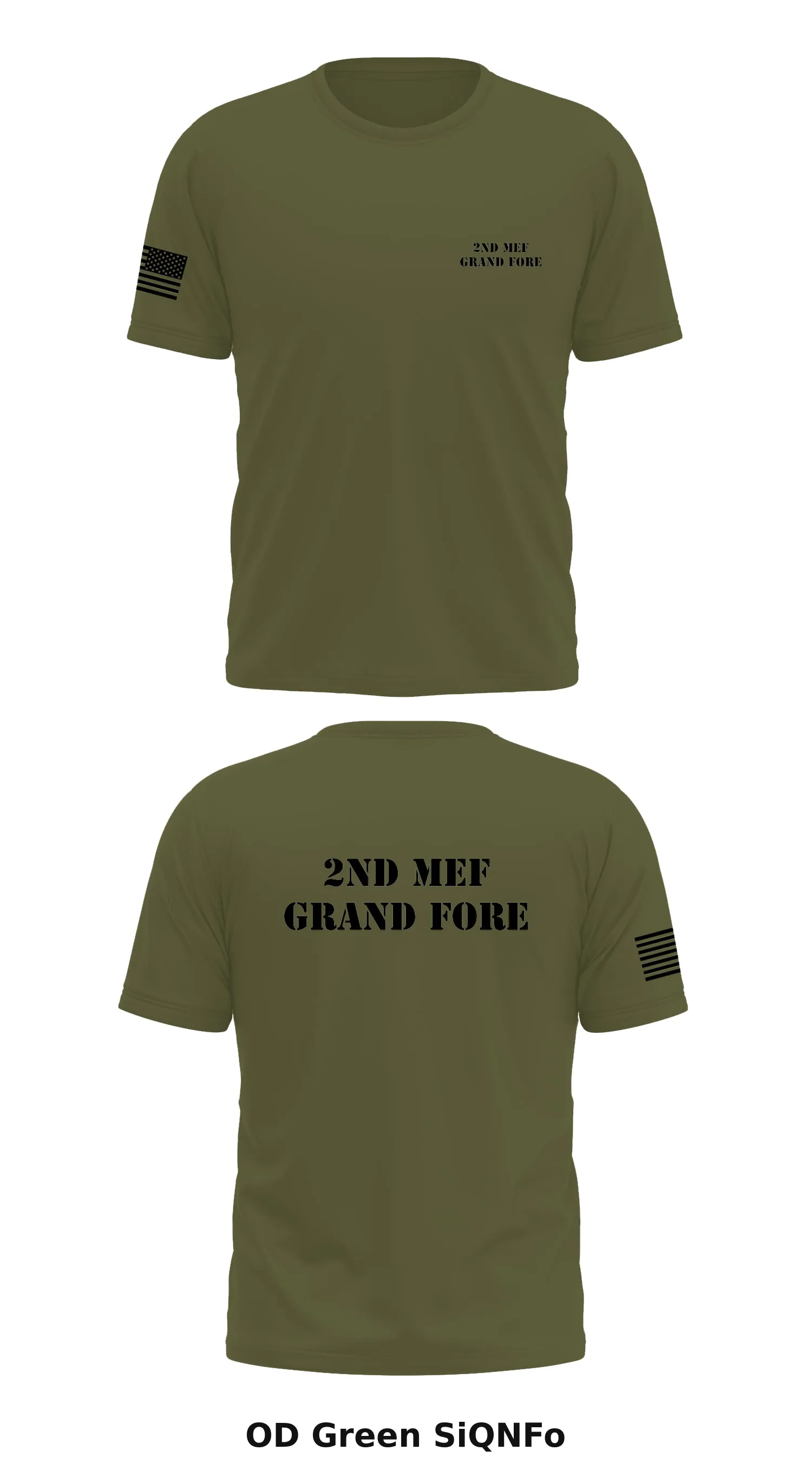 2ND MEF GRAND FORE Store 1 Core Men's SS Performance Tee - SiQNFo