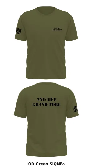 2ND MEF GRAND FORE Store 1 Core Men's SS Performance Tee - SiQNFo