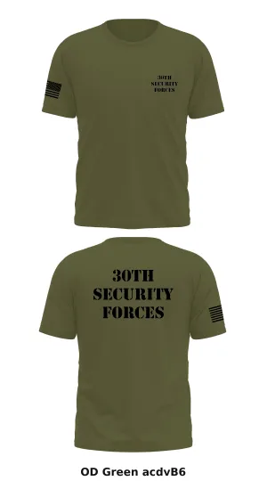 30th Security Forces Store 1 Core Men's SS Performance Tee - acdvB6