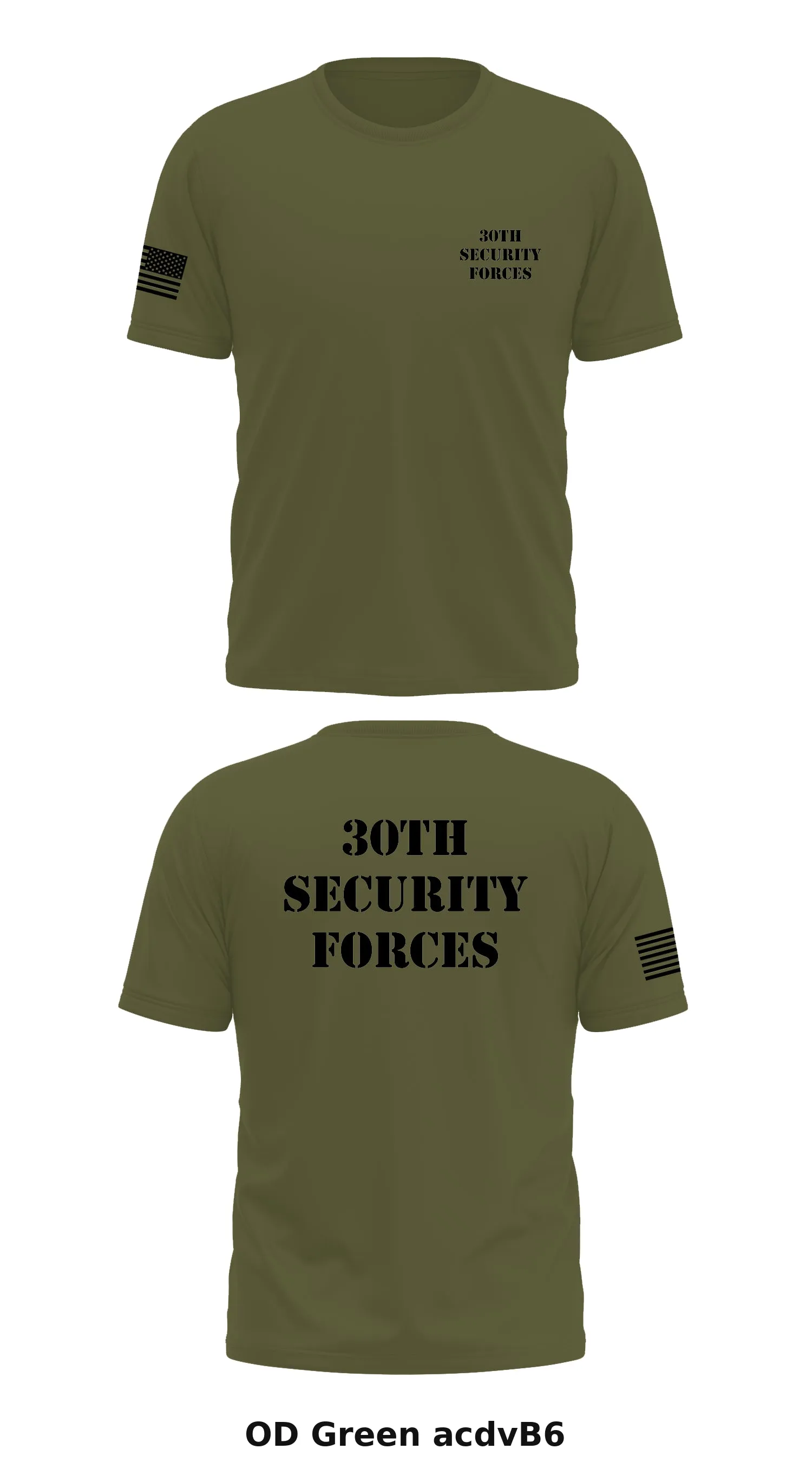 30th Security Forces Store 1 Core Men's SS Performance Tee - acdvB6