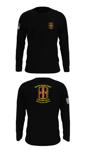 312th Med Log Co Store 1 Core Men's LS Performance Tee - 66842923919