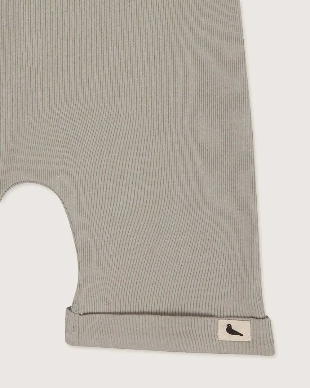 3D Bear Rib Shortie Dungarees