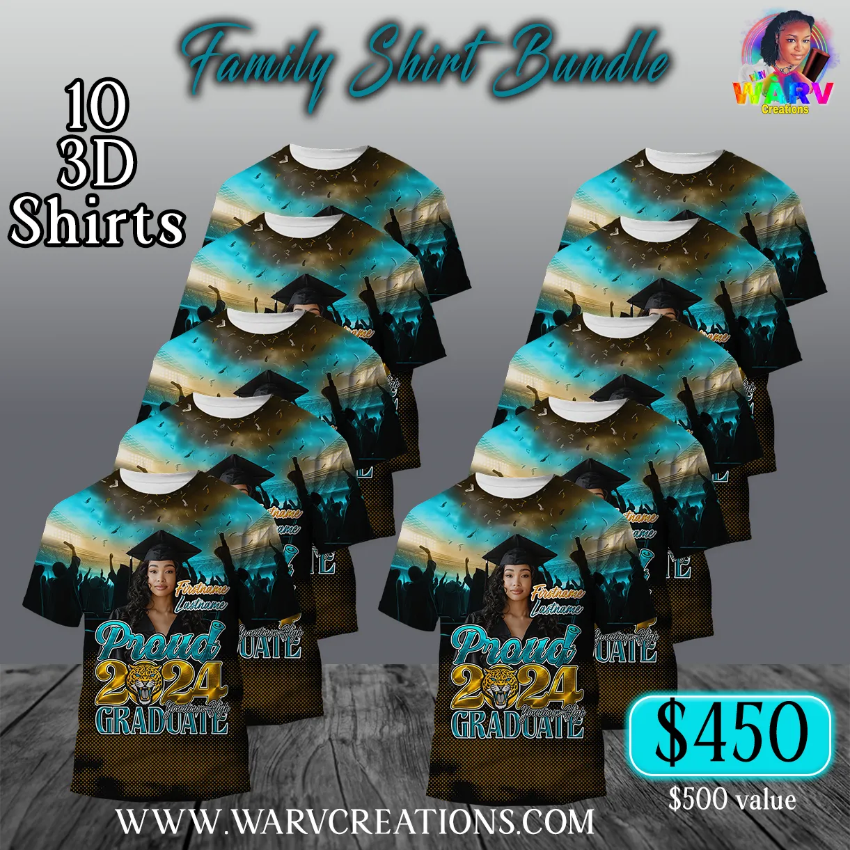 3D Family Shirt Bundle