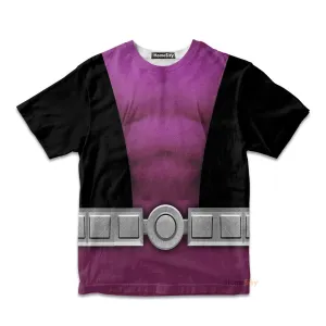 3D Teen Titan Beast Boy TZip Custom Cosplay Costume Kid Tshirt QT207057Tf