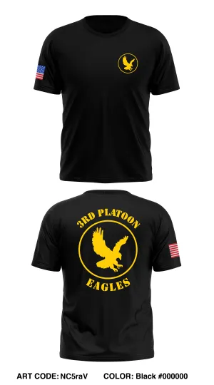 3rd Platoon Eagles Store 1 Core Men's SS Performance Tee - NC5raV