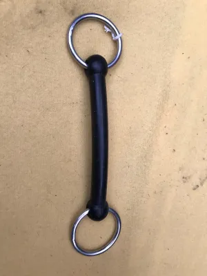 5” Loose ring rubber straight bar bit