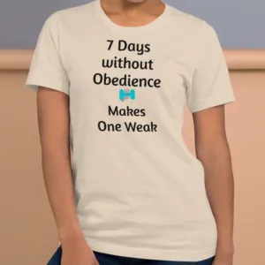 7 Days Without Obedience T-Shirts - Light
