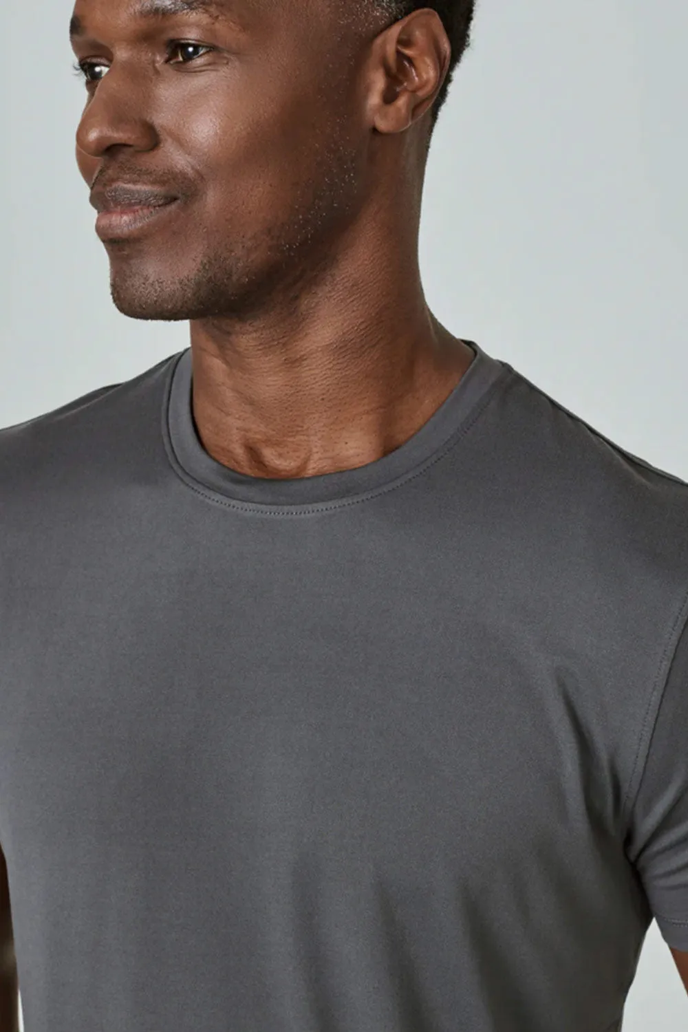 7Diamonds Core Crew T-Shirt for Men in Graphite | CSMT-4207-GRAPHITE