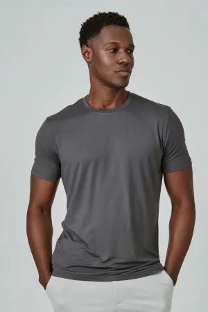 7Diamonds Core Crew T-Shirt for Men in Graphite | CSMT-4207-GRAPHITE