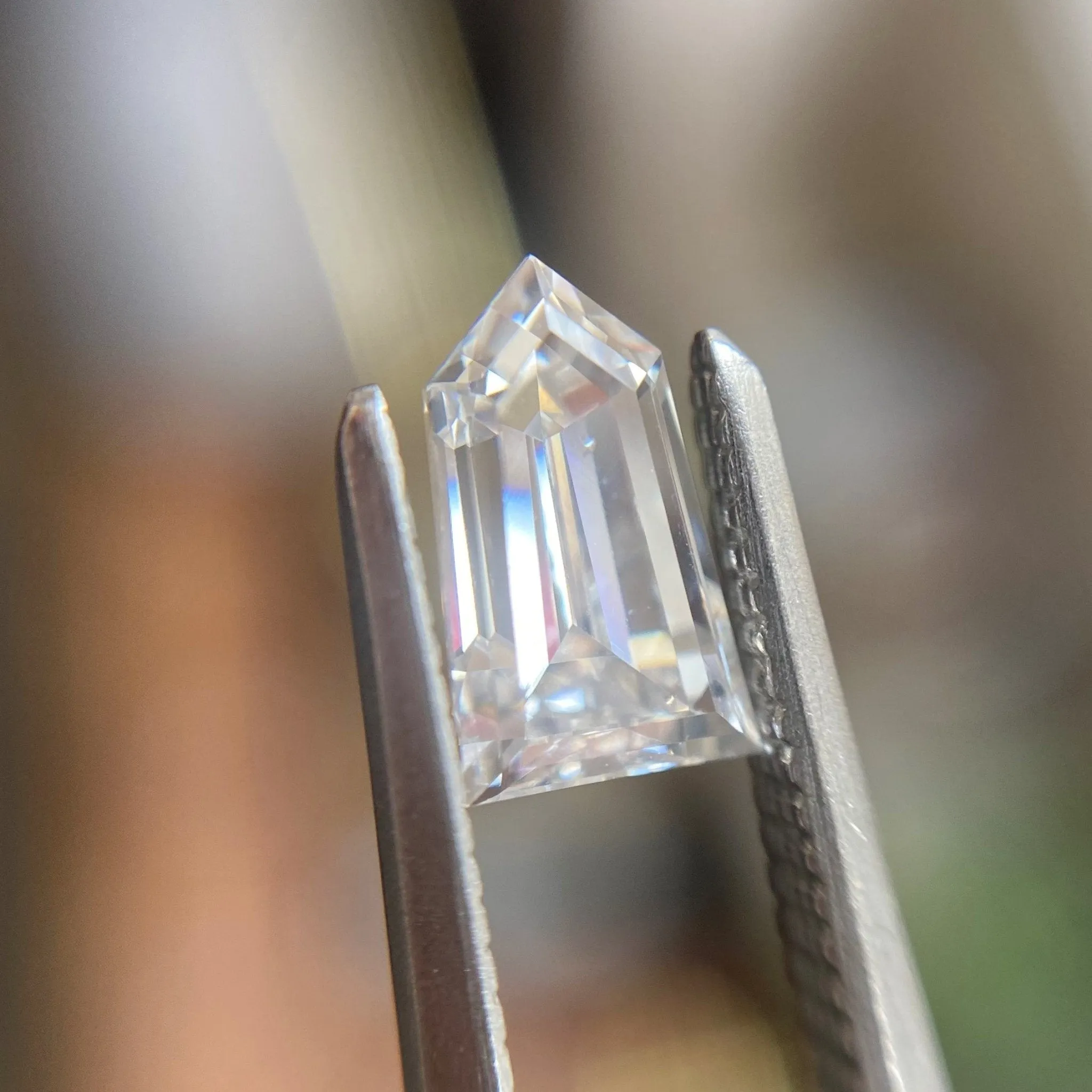 .82ct Bullet Shape Diamond, GIA E SI1