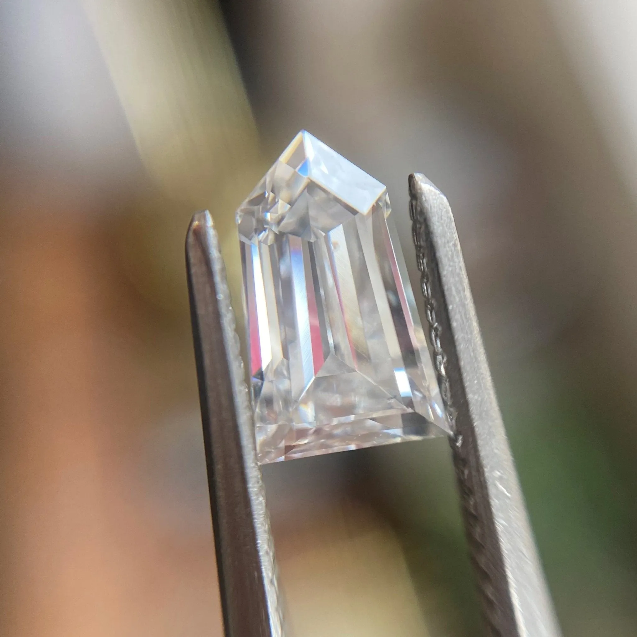 .82ct Bullet Shape Diamond, GIA E SI1