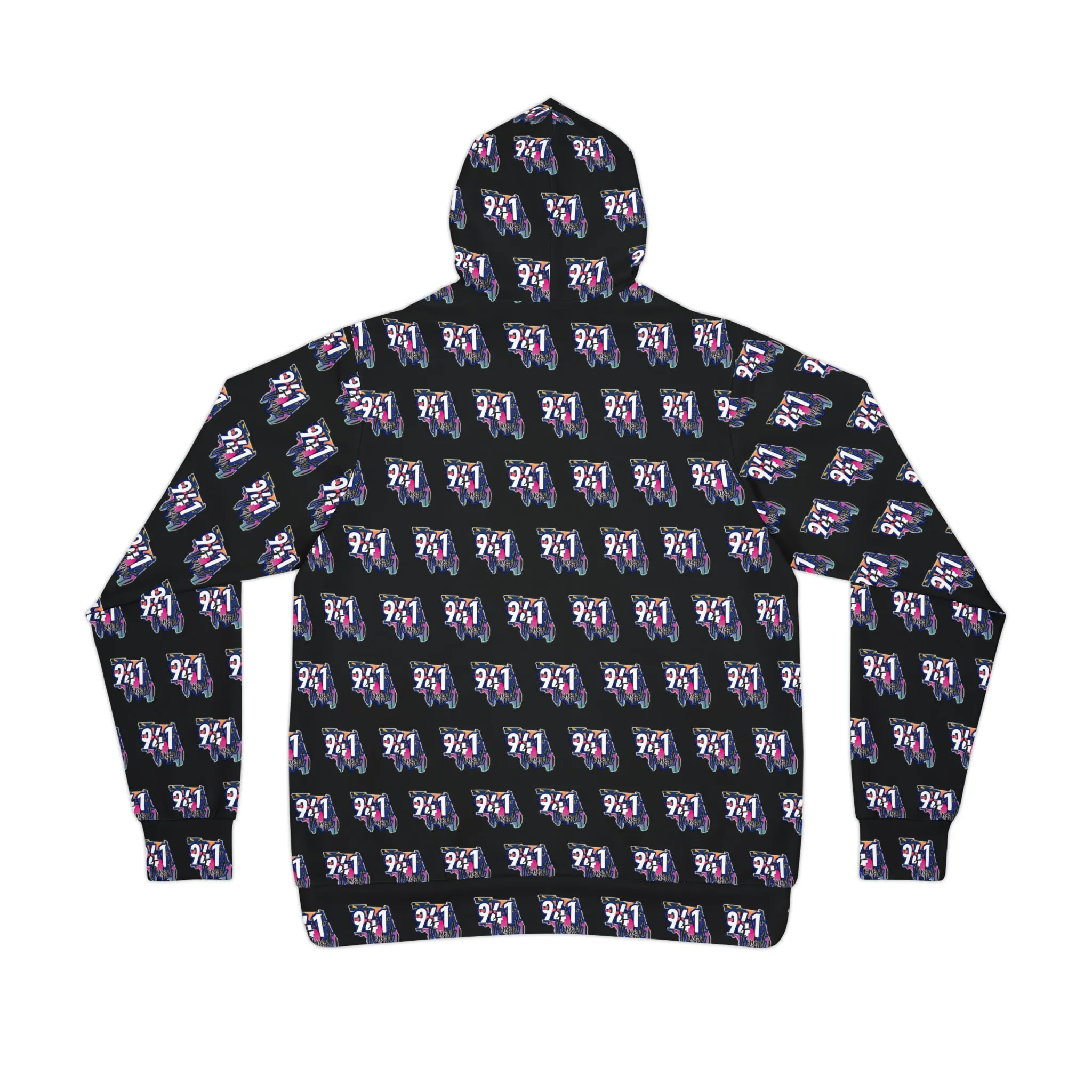 941’s Finest all over Athletic Hoodie