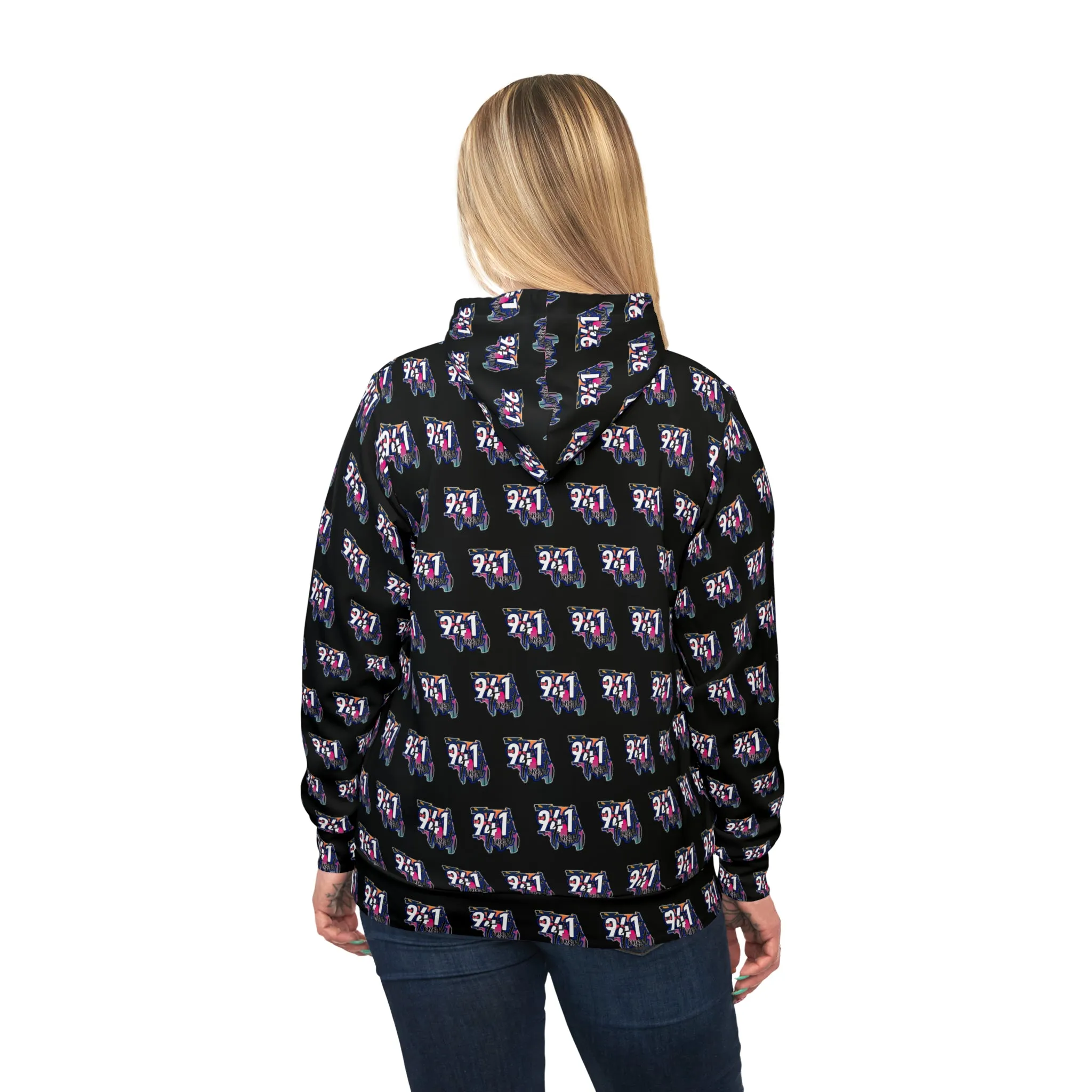 941’s Finest all over Athletic Hoodie