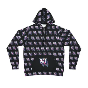 941’s Finest all over Athletic Hoodie