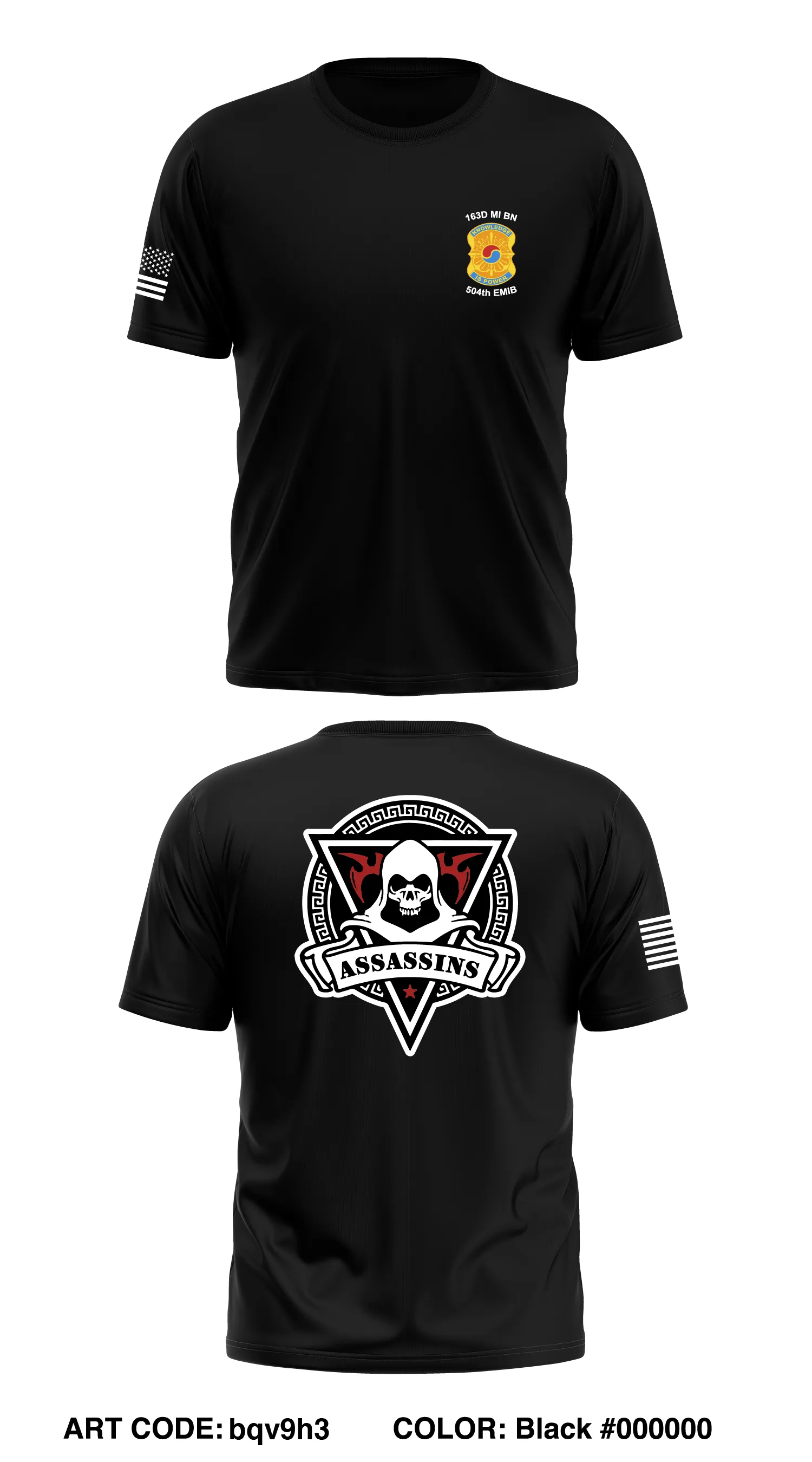 A Co, 163D MI BN Store 1 Core Men's SS Performance Tee - bqv9h3