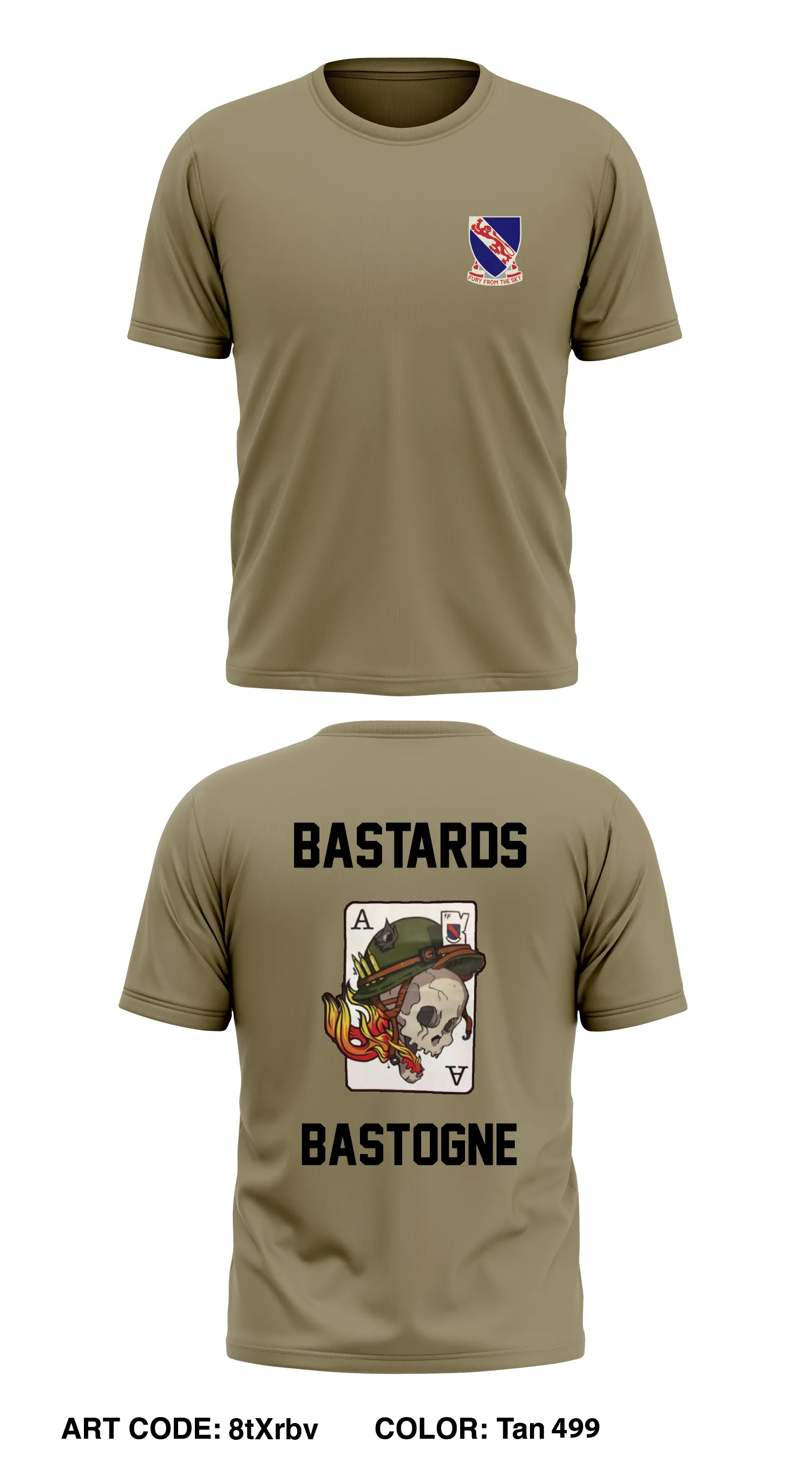 A co, 3rd BCT, 1-508th PIR Store 1 Core Men's SS Performance Tee - 8tXrbv