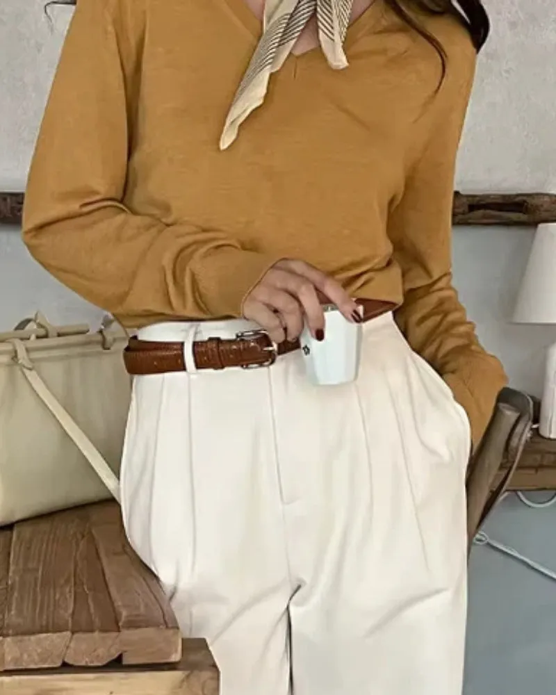Adele | Tailored Wide-Leg Pants | Business Chic | Luxury Fabric