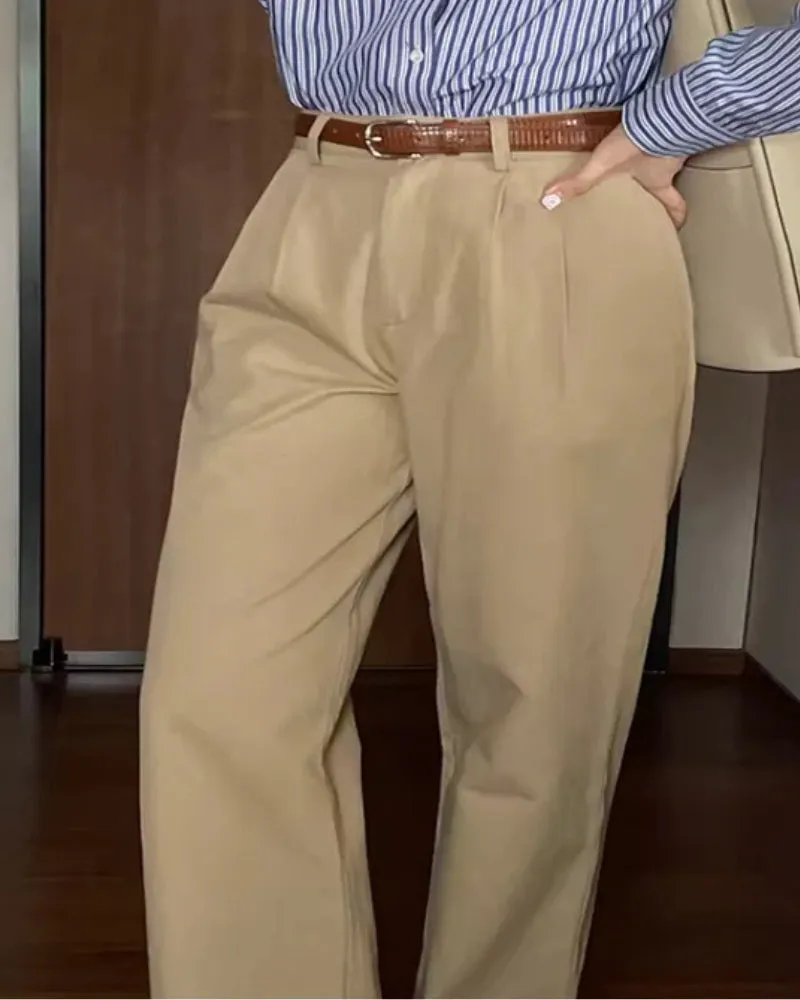 Adele | Tailored Wide-Leg Pants | Business Chic | Luxury Fabric