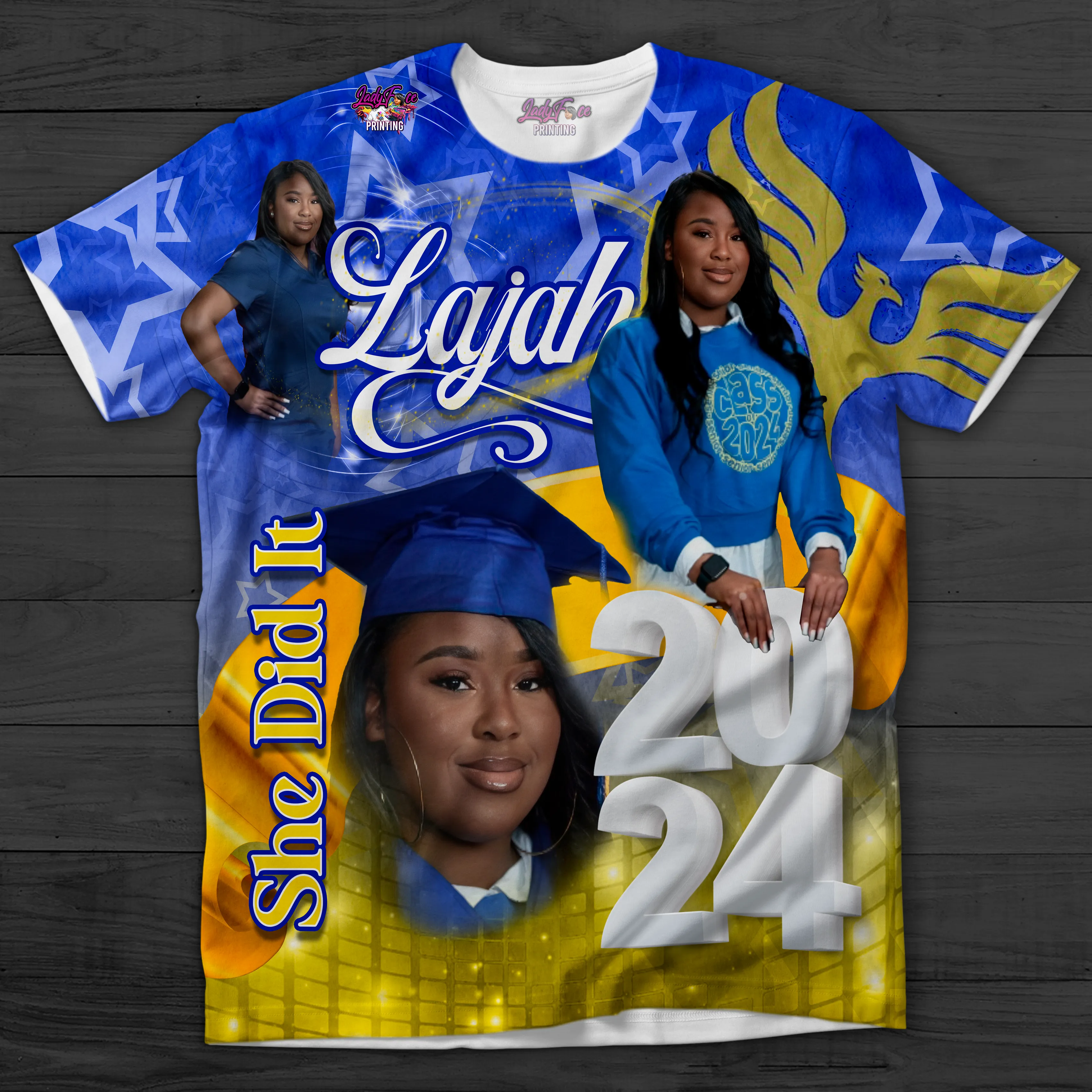 Adult 3D Print All Over Shirt
