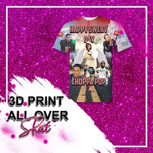 Adult 3D Print All Over Shirt