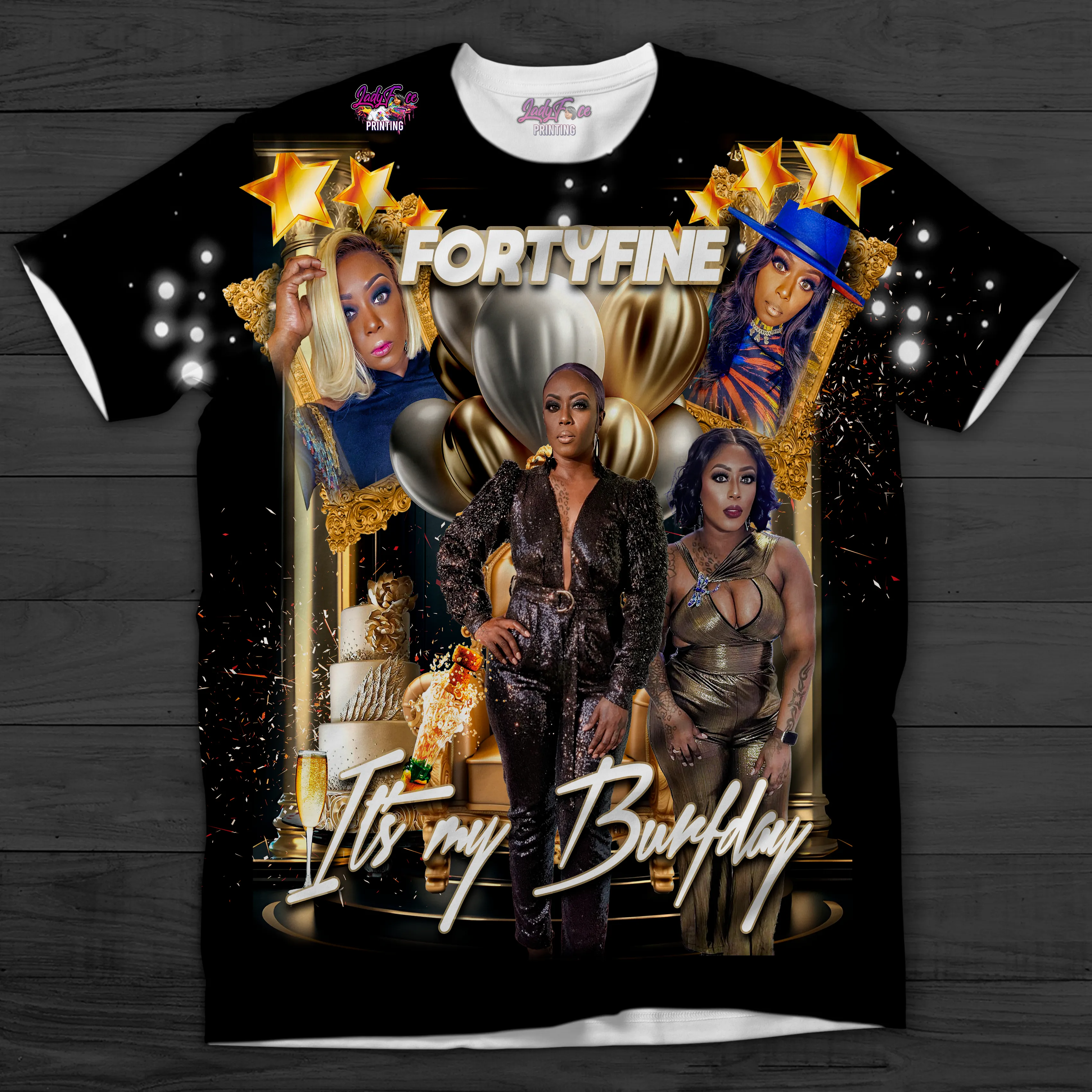 Adult 3D Print All Over Shirt