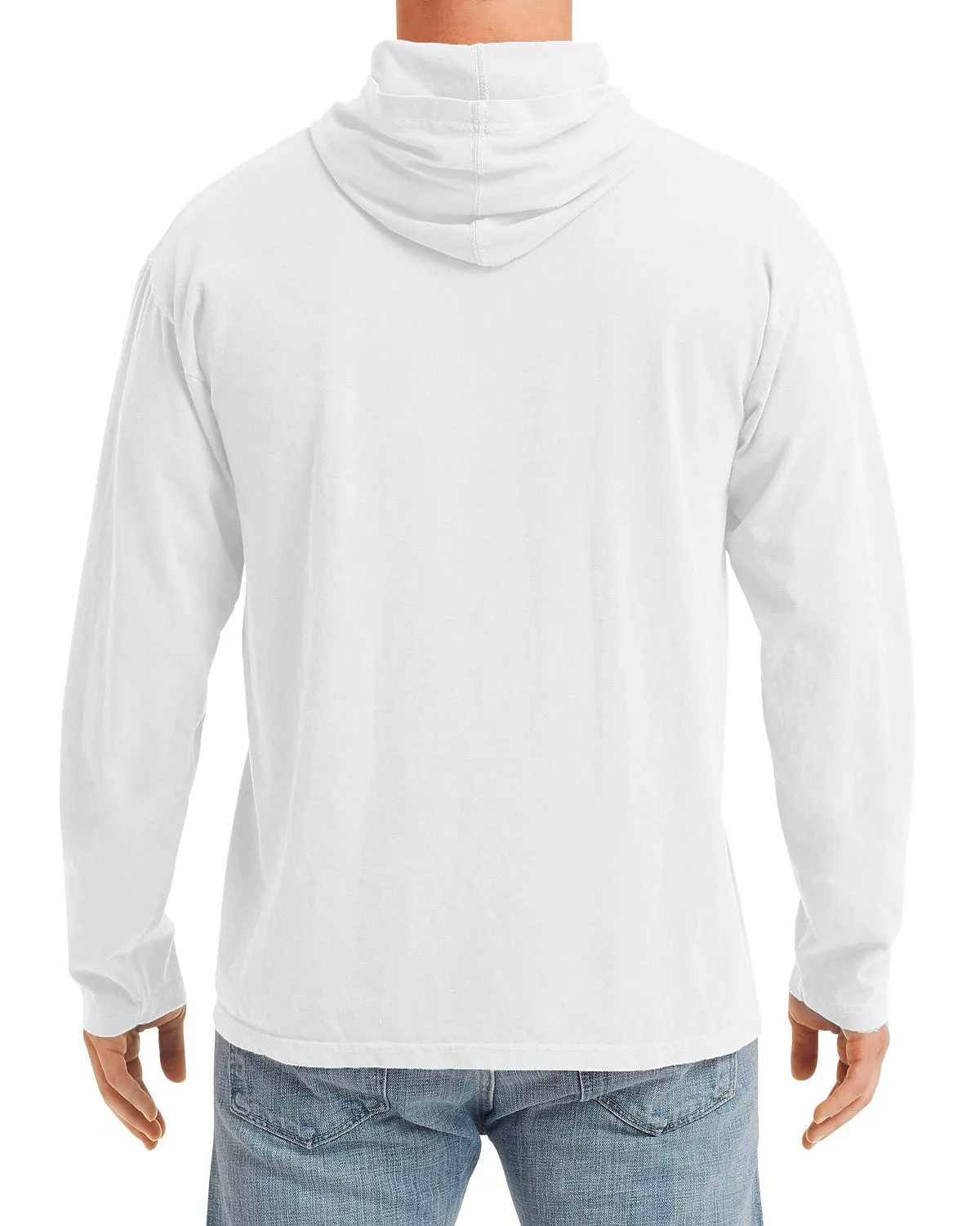 Adult Heavyweight Long Sleeve Hooded T-Shirt