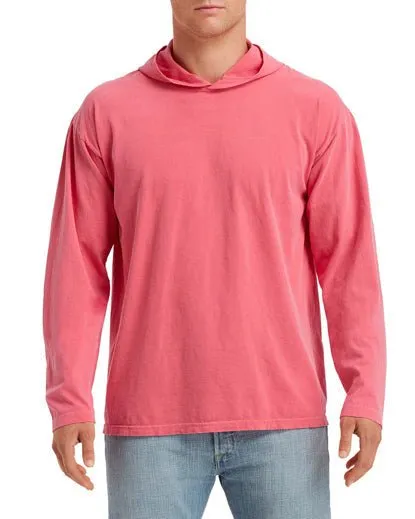 Adult Heavyweight Long Sleeve Hooded T-Shirt