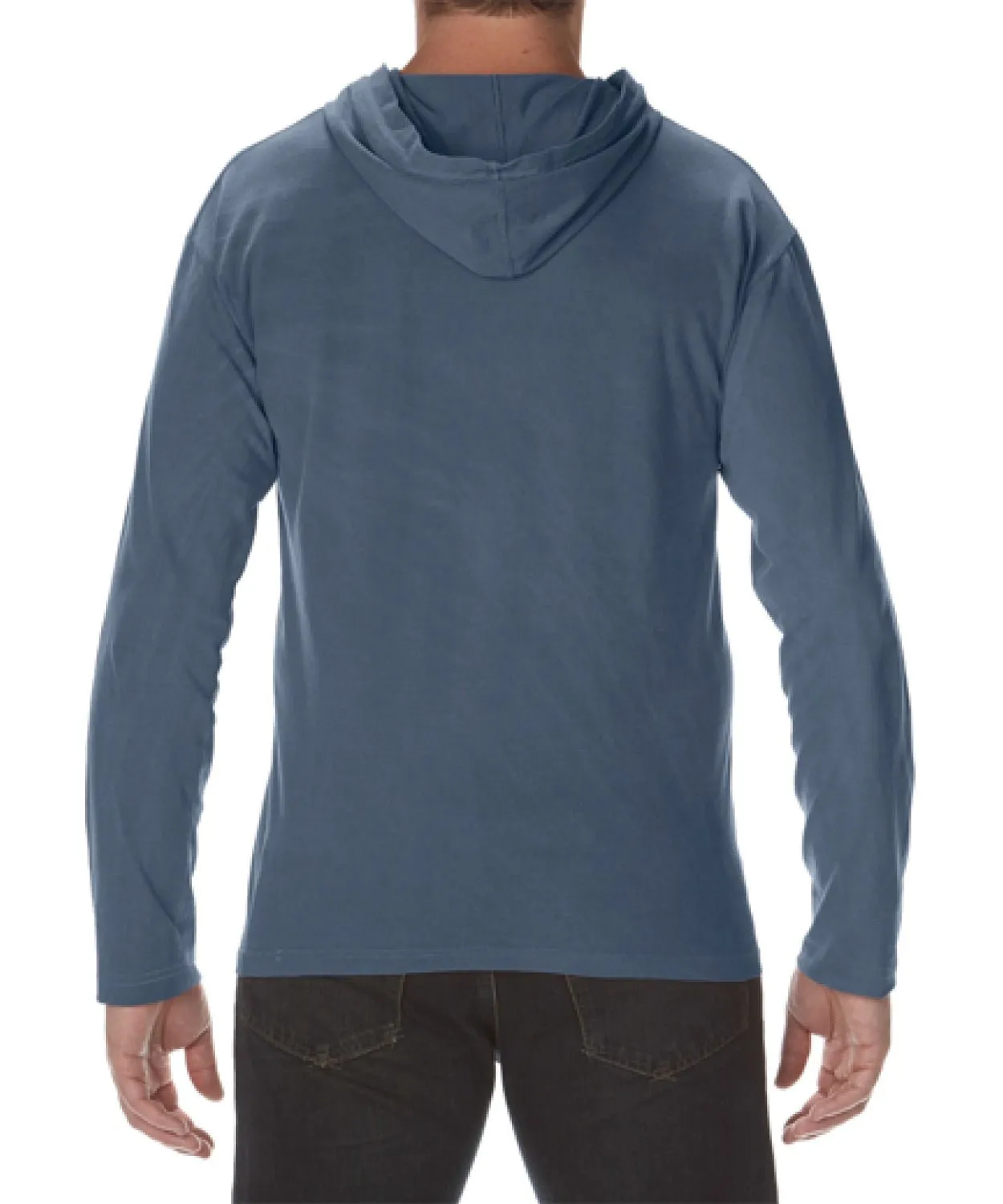 Adult Heavyweight Long Sleeve Hooded T-Shirt