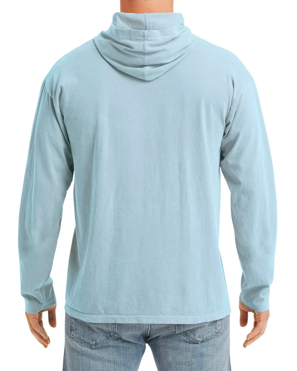 Adult Heavyweight Long Sleeve Hooded T-Shirt