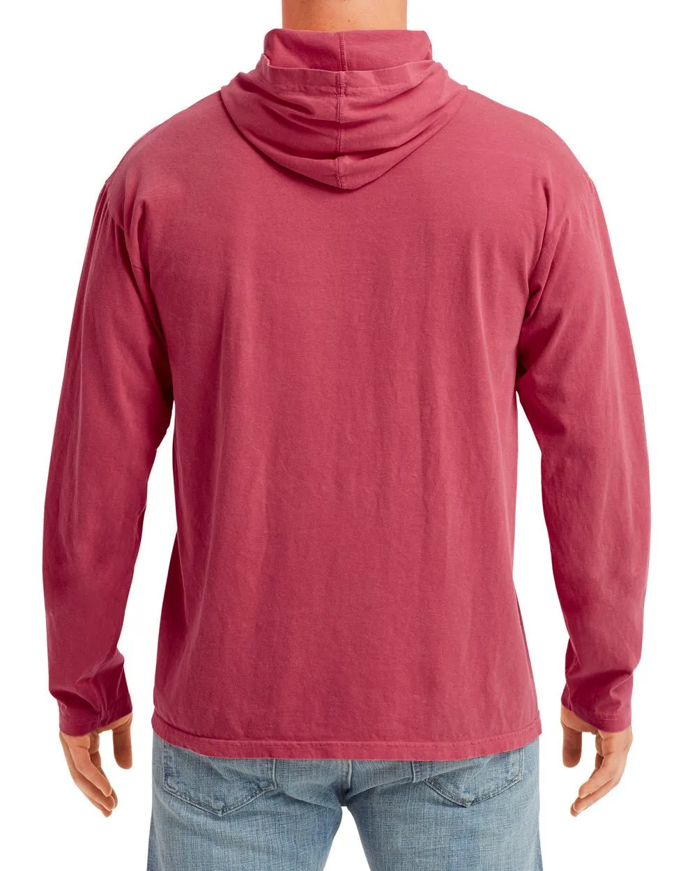 Adult Heavyweight Long Sleeve Hooded T-Shirt