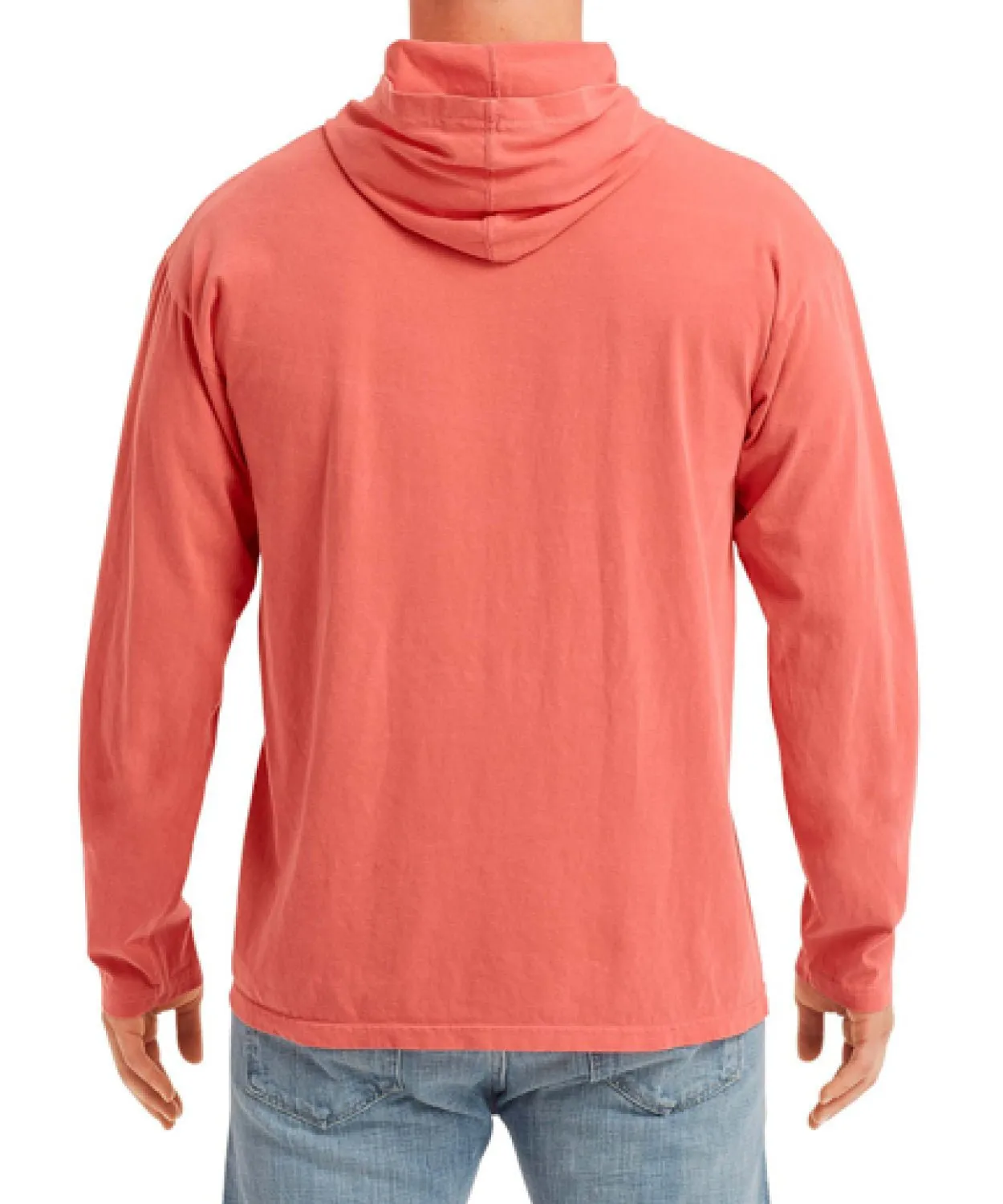 Adult Heavyweight Long Sleeve Hooded T-Shirt