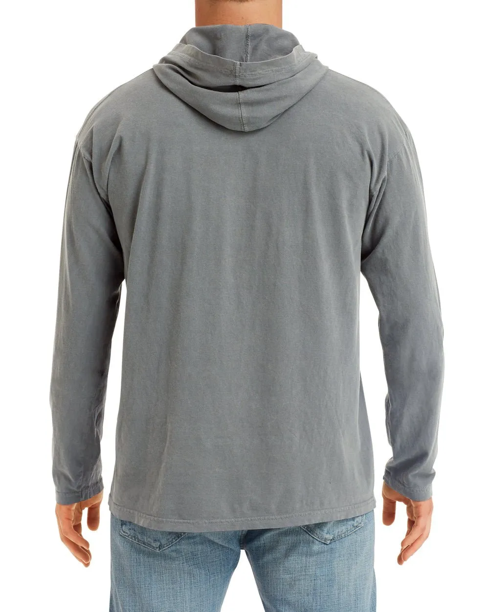 Adult Heavyweight Long Sleeve Hooded T-Shirt