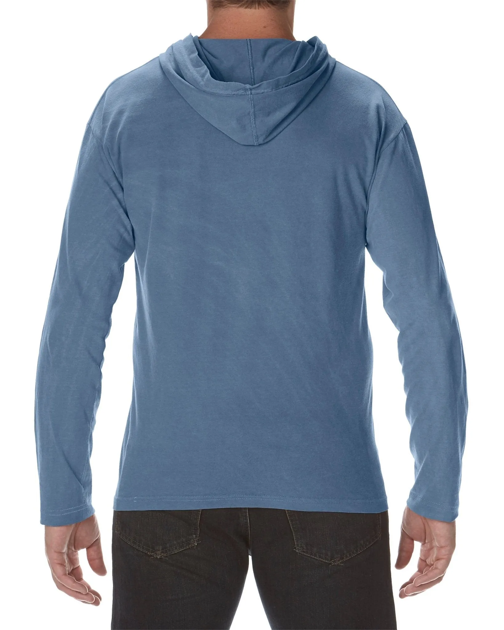 Adult Heavyweight Long Sleeve Hooded T-Shirt