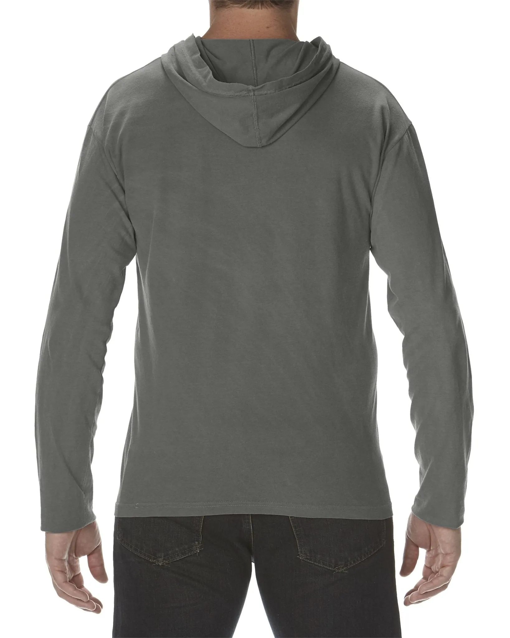 Adult Heavyweight Long Sleeve Hooded T-Shirt