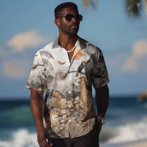 Afro Safari Animals Hawaiian Shirt LT18