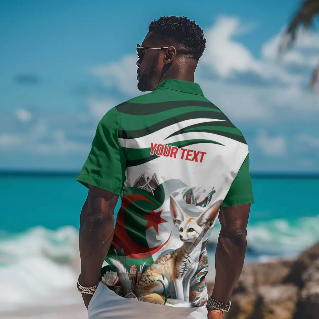 Algeria Fennec Fox Personalized Hawaiian Shirt with Algerian Culture and Nature LT9