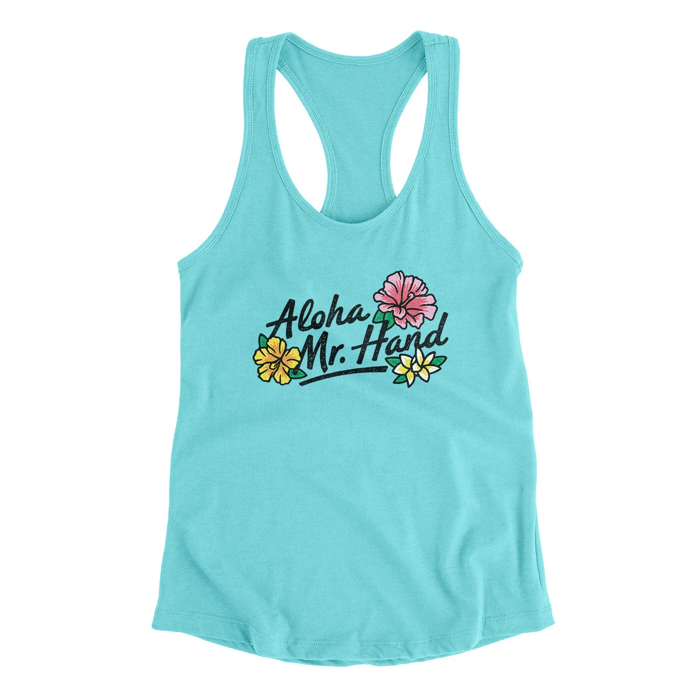 Aloha Mr. Hand Women's Racerback Tank