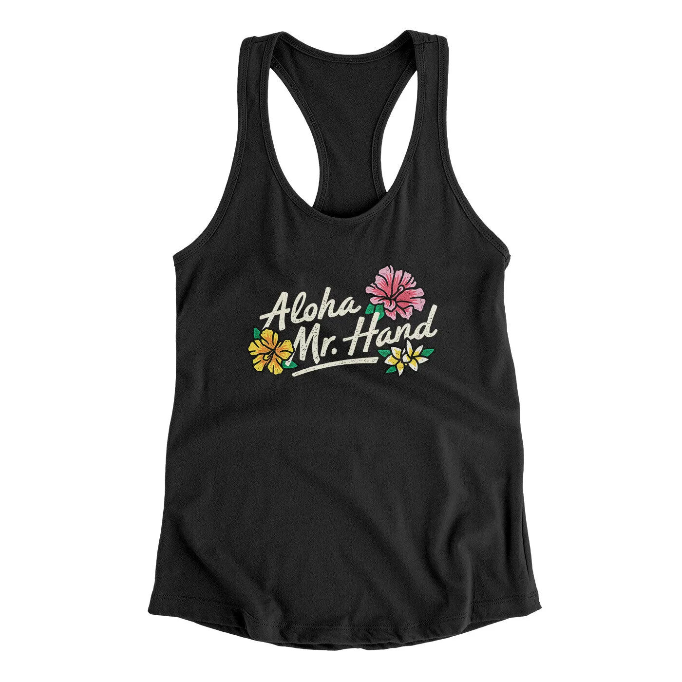 Aloha Mr. Hand Women's Racerback Tank