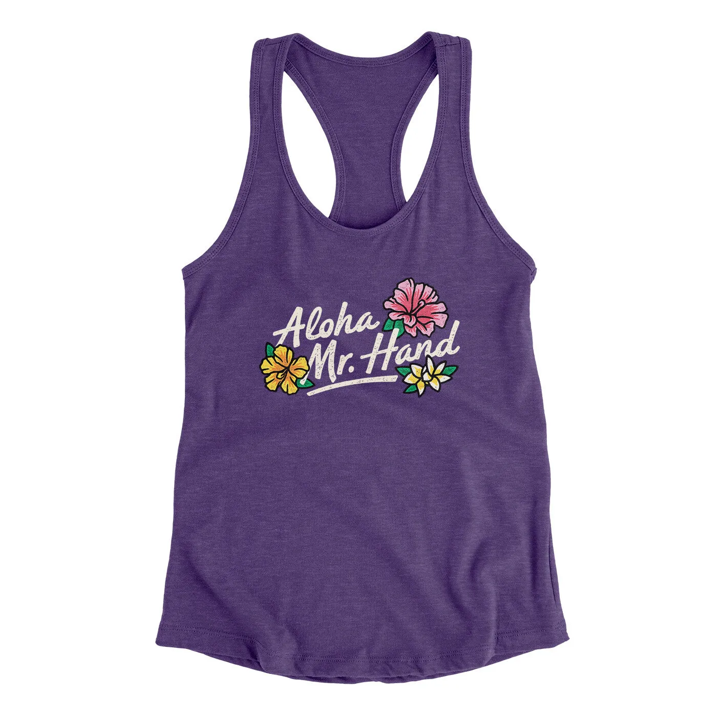 Aloha Mr. Hand Women's Racerback Tank