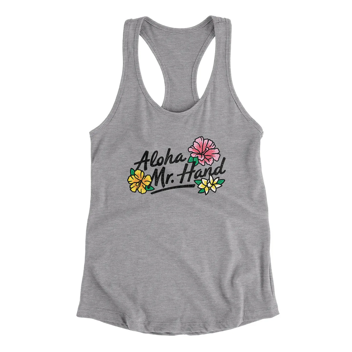 Aloha Mr. Hand Women's Racerback Tank