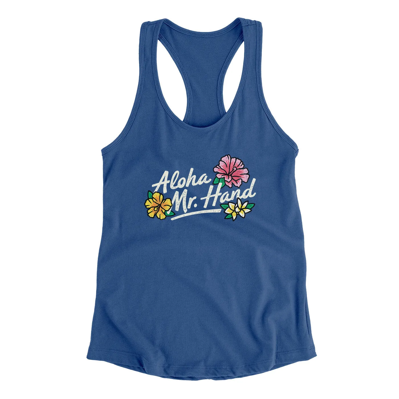 Aloha Mr. Hand Women's Racerback Tank