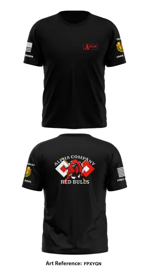 Alpha Company, 67th ESB, 35th TTSB Store 1 Core Men's SS Performance Tee - FPxYGn