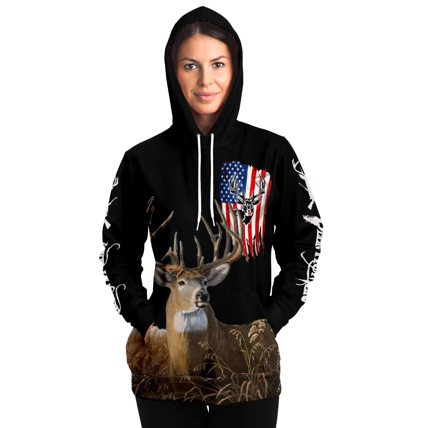 American Deer hunting Fleeced-2021