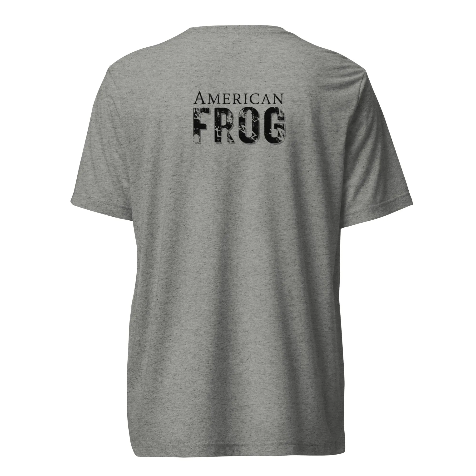 American Frog in Athletic Gray Short Sleeve T-Shirt
